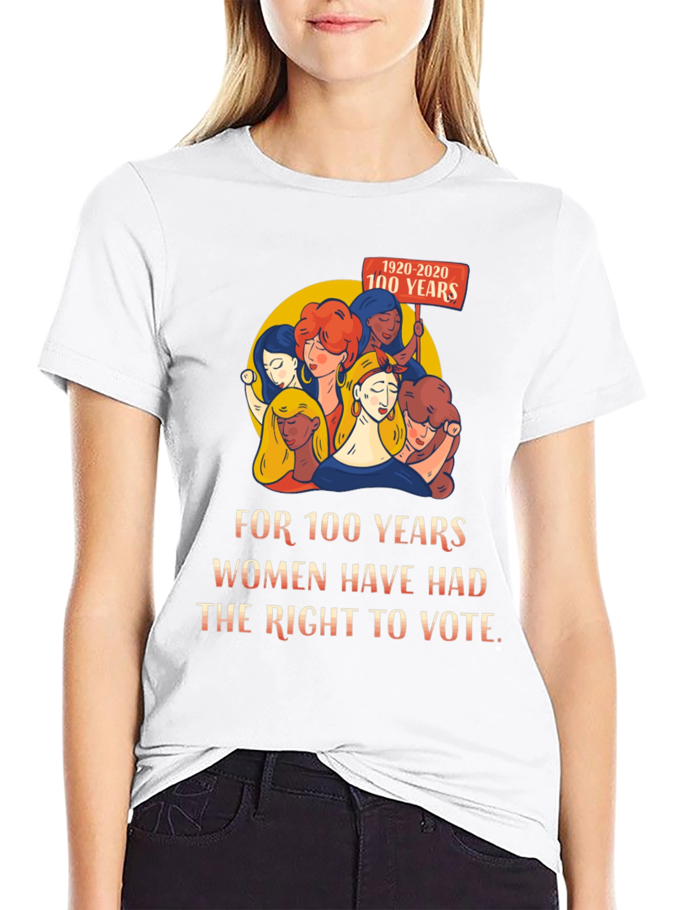 Womens Right to Vote Graphic T-Shirt