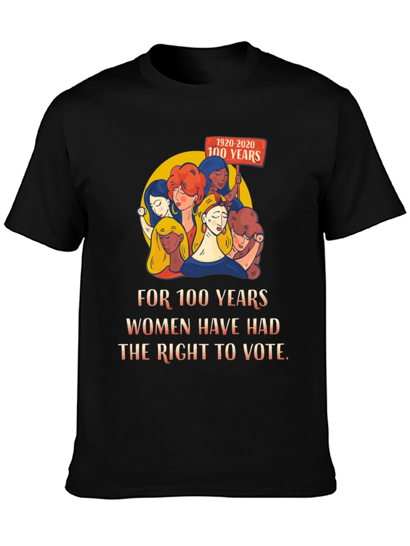 Womens Right to Vote Graphic T-Shirt