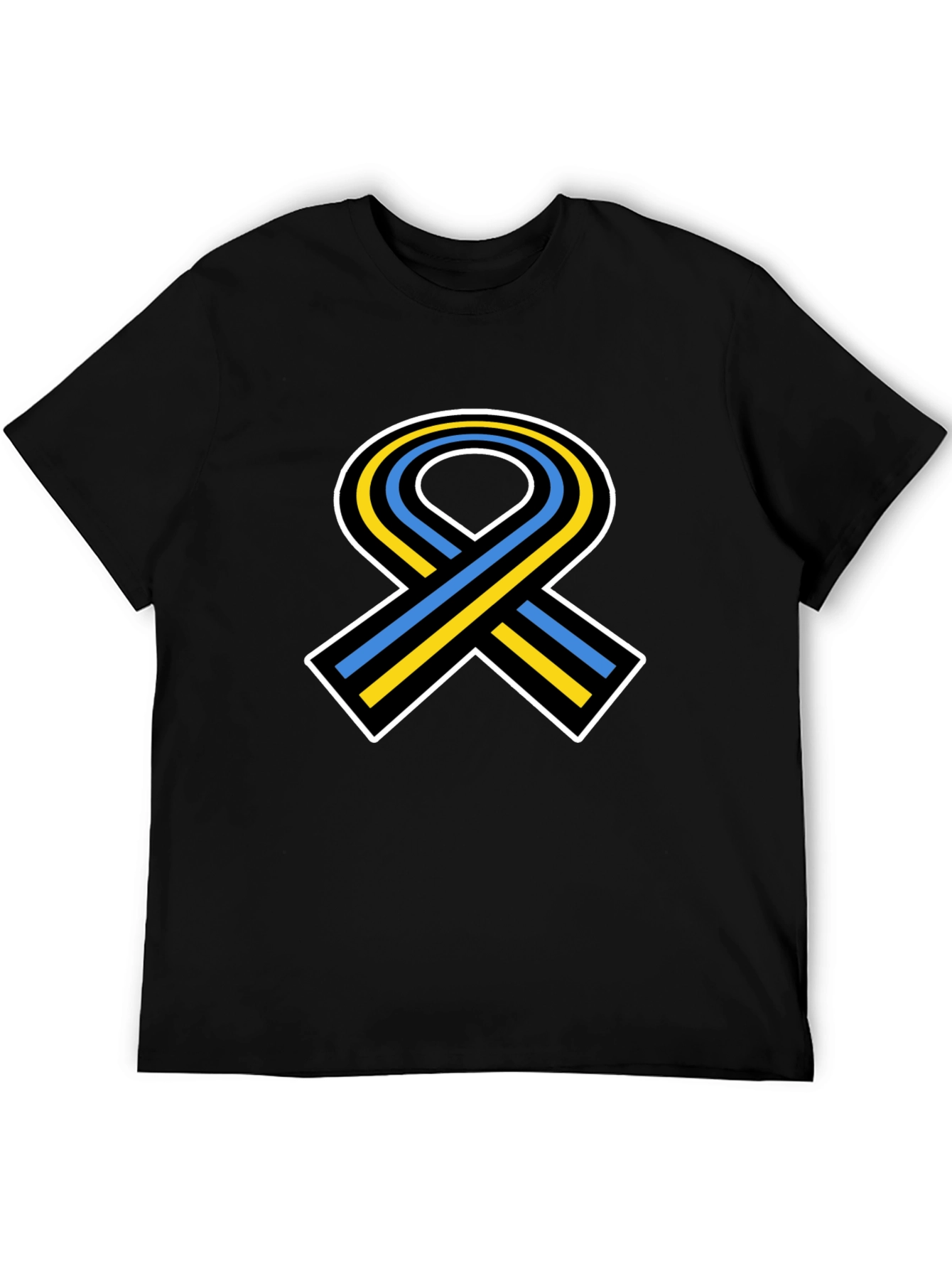 Awareness Ribbon Graphic Tee - Black