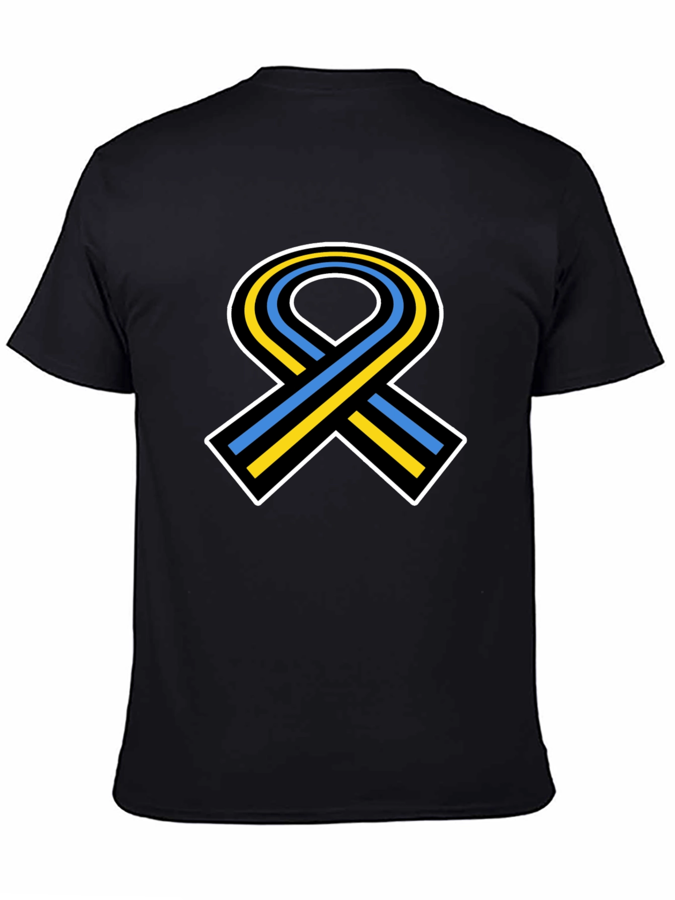 Awareness Ribbon Graphic Tee - Black