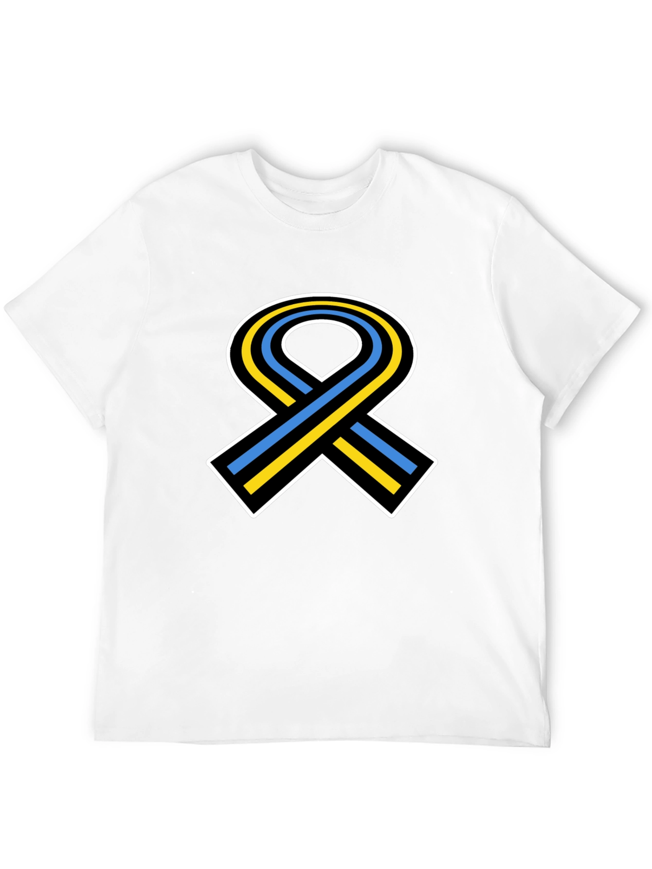 Awareness Ribbon Graphic Tee - Black
