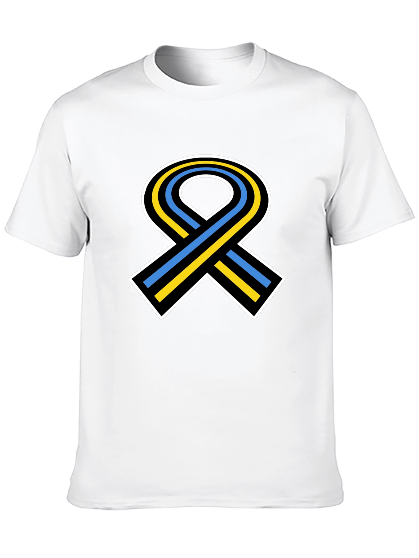 Awareness Ribbon Graphic Tee - Black