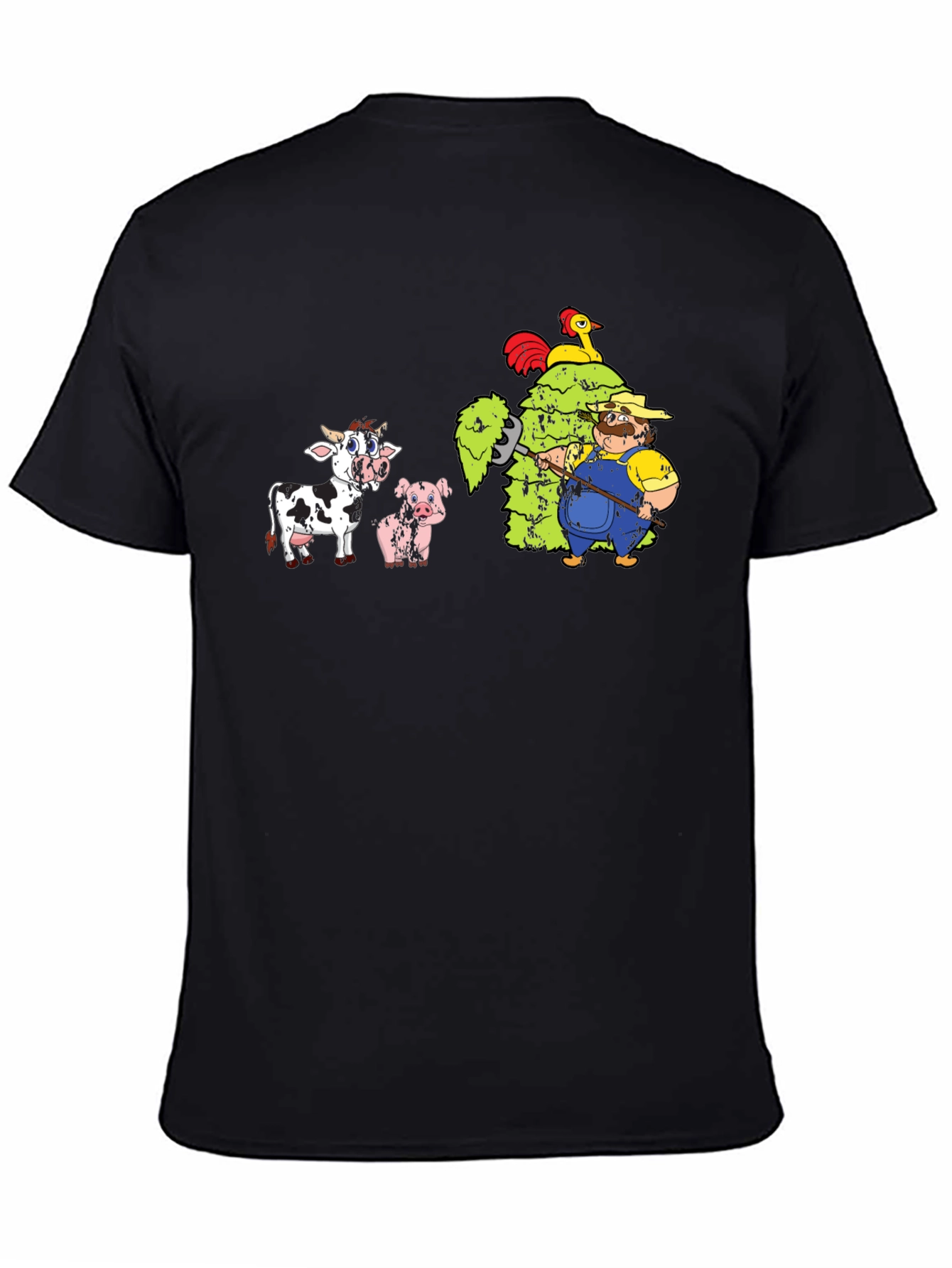 Farm Life Graphic Tee - Fun Cartoon Design