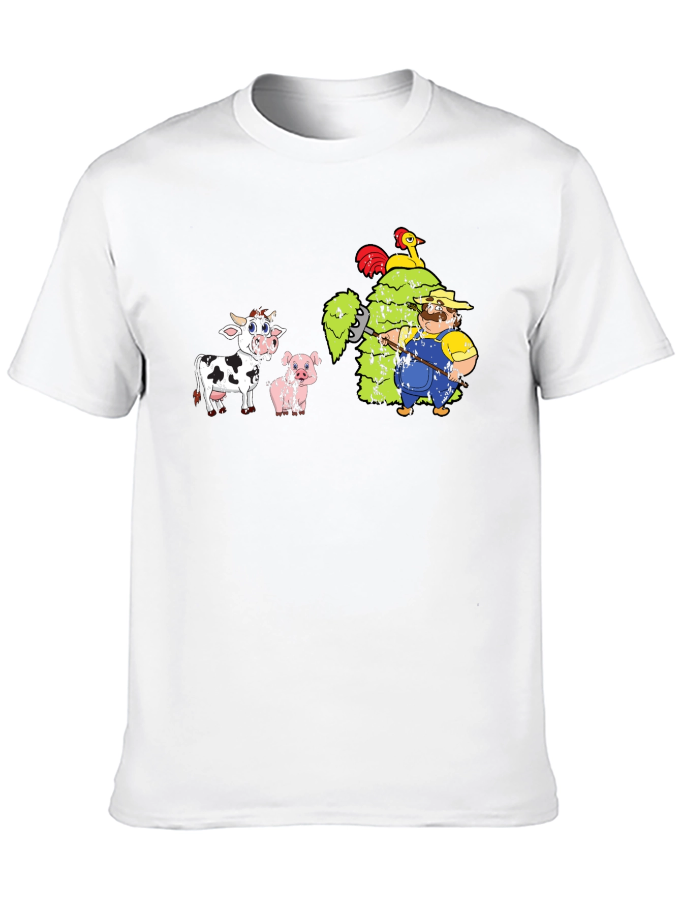 Farm Life Graphic Tee - Fun Cartoon Design