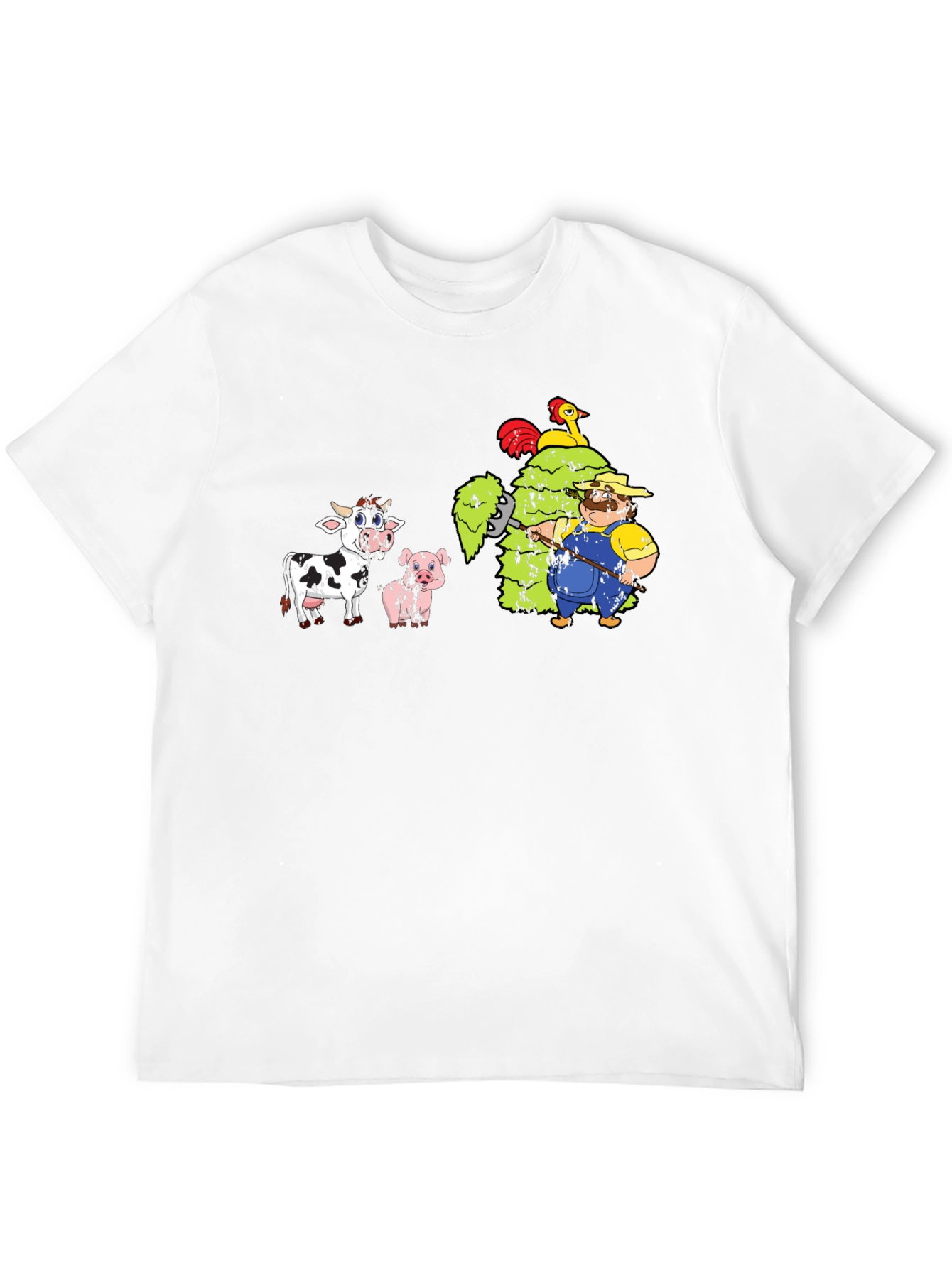 Farm Life Graphic Tee - Fun Cartoon Design