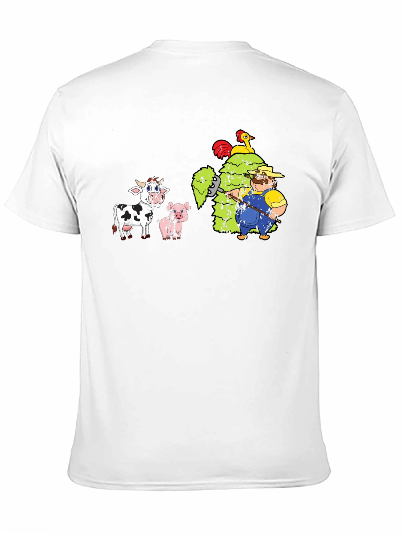 Farm Life Graphic Tee - Fun Cartoon Design