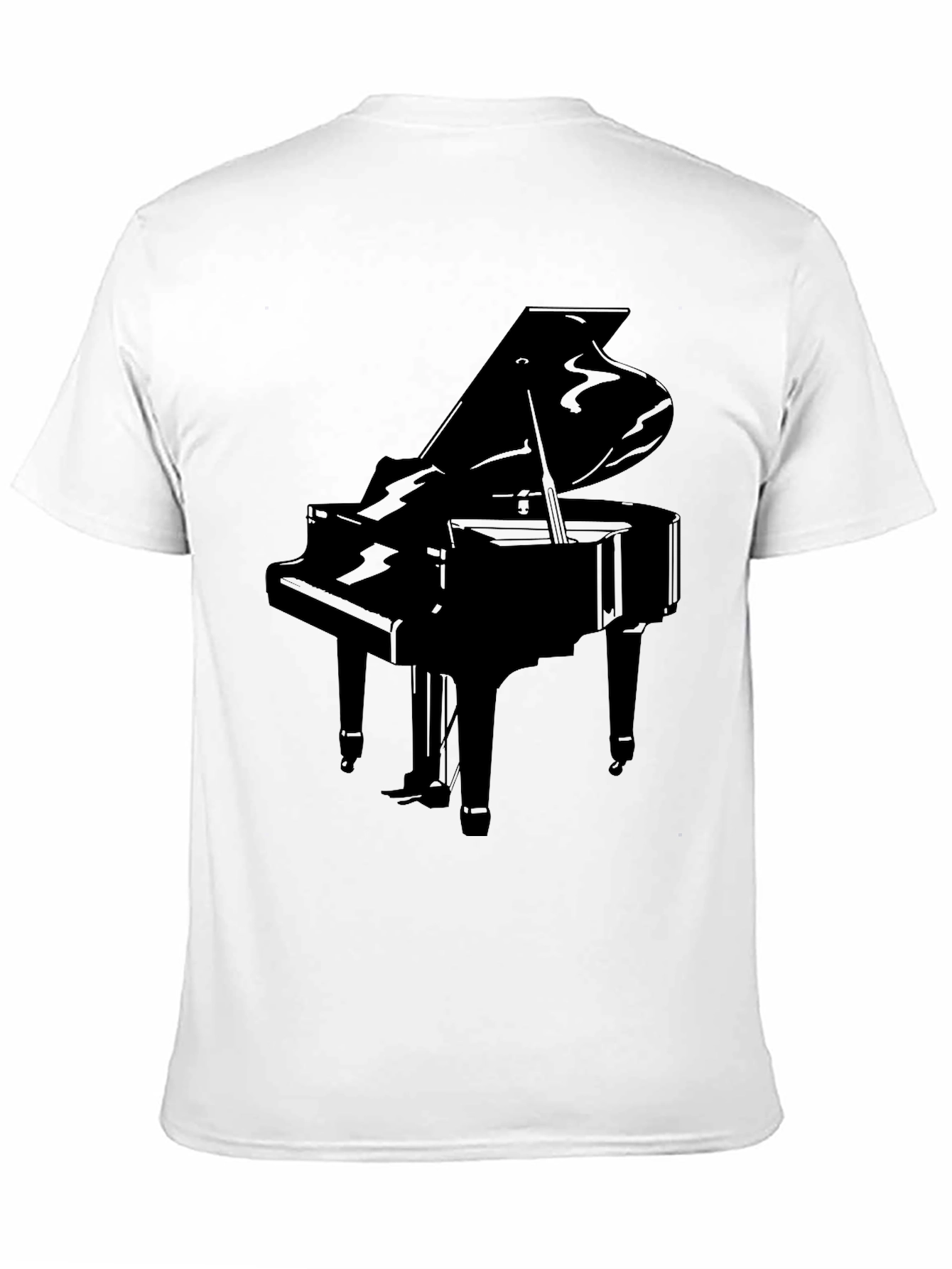 Grand Piano Graphic Tee - Musician T-Shirt