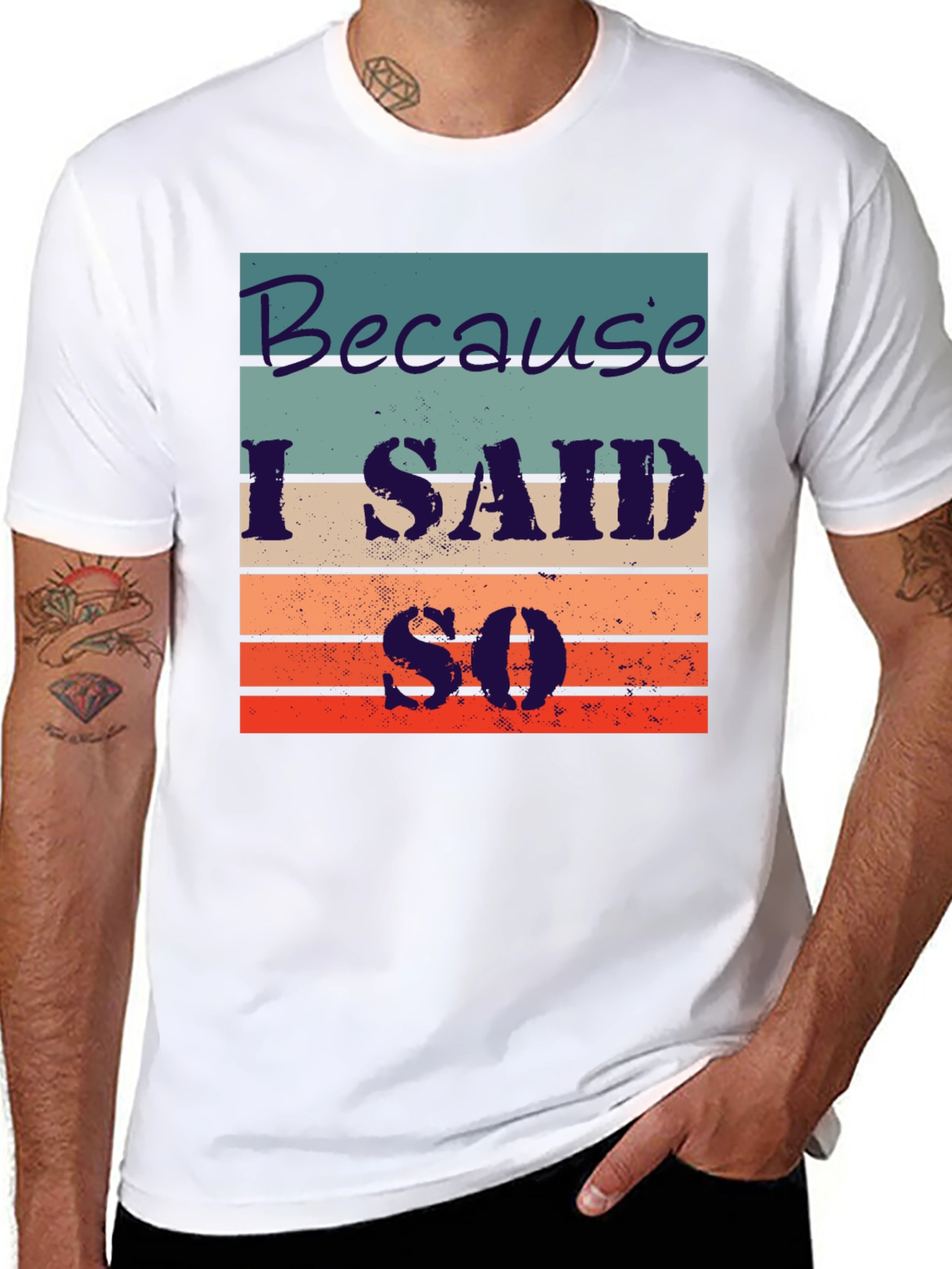 Retro Style Because I Said So Graphic Tee