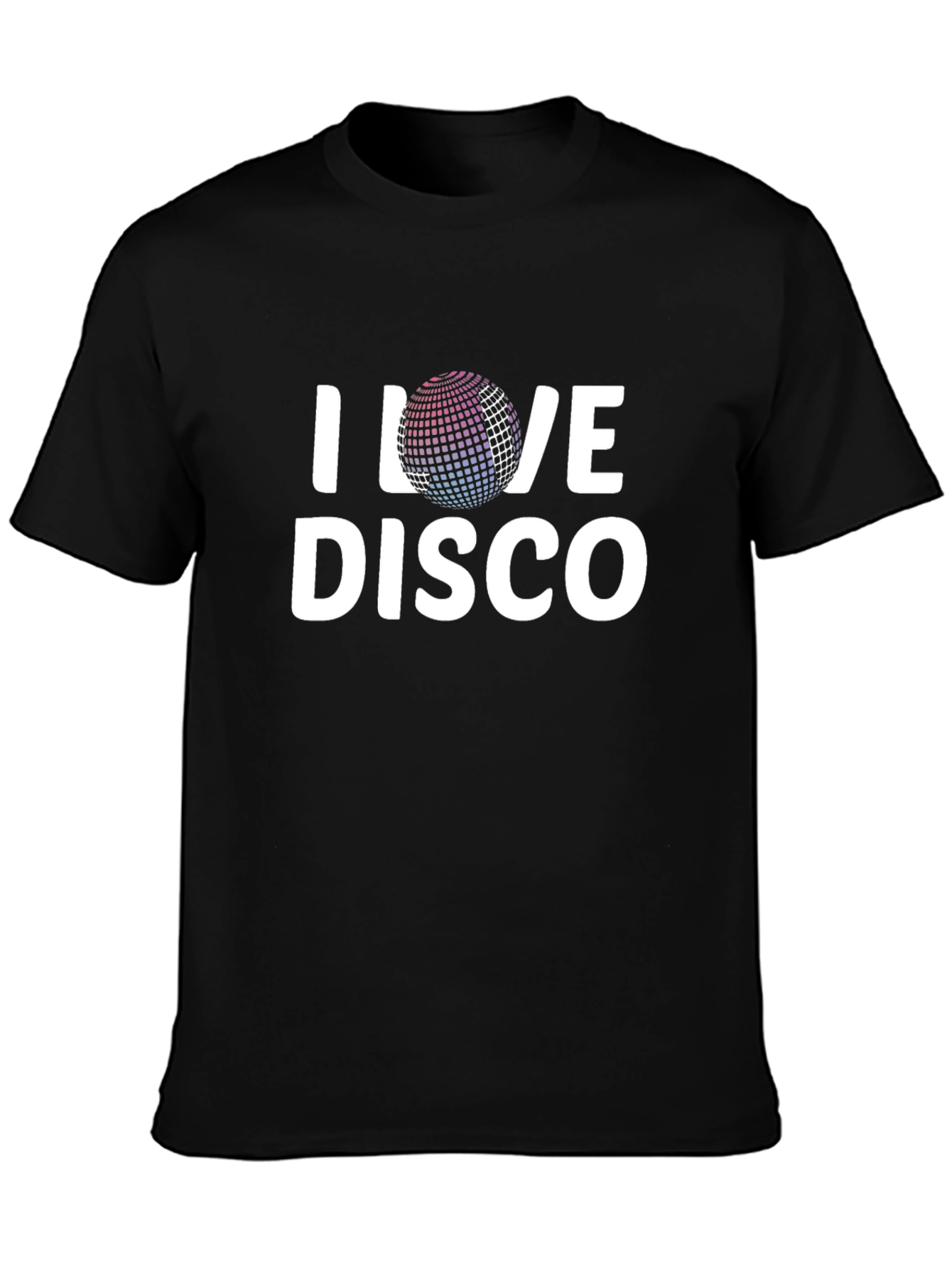 I Love Disco Black T-Shirt