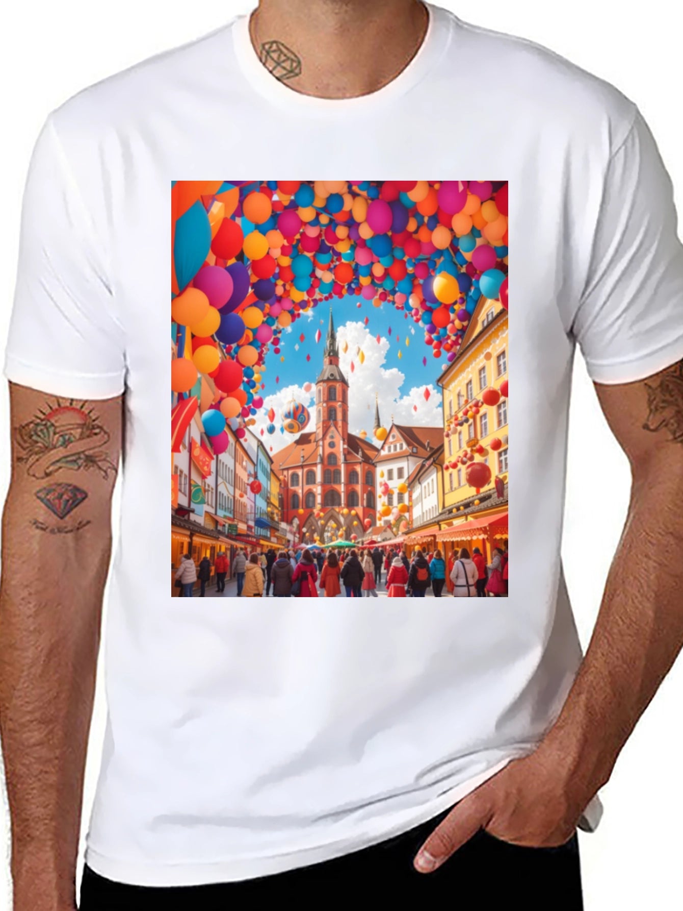 Balloon Festival Graphic Tee