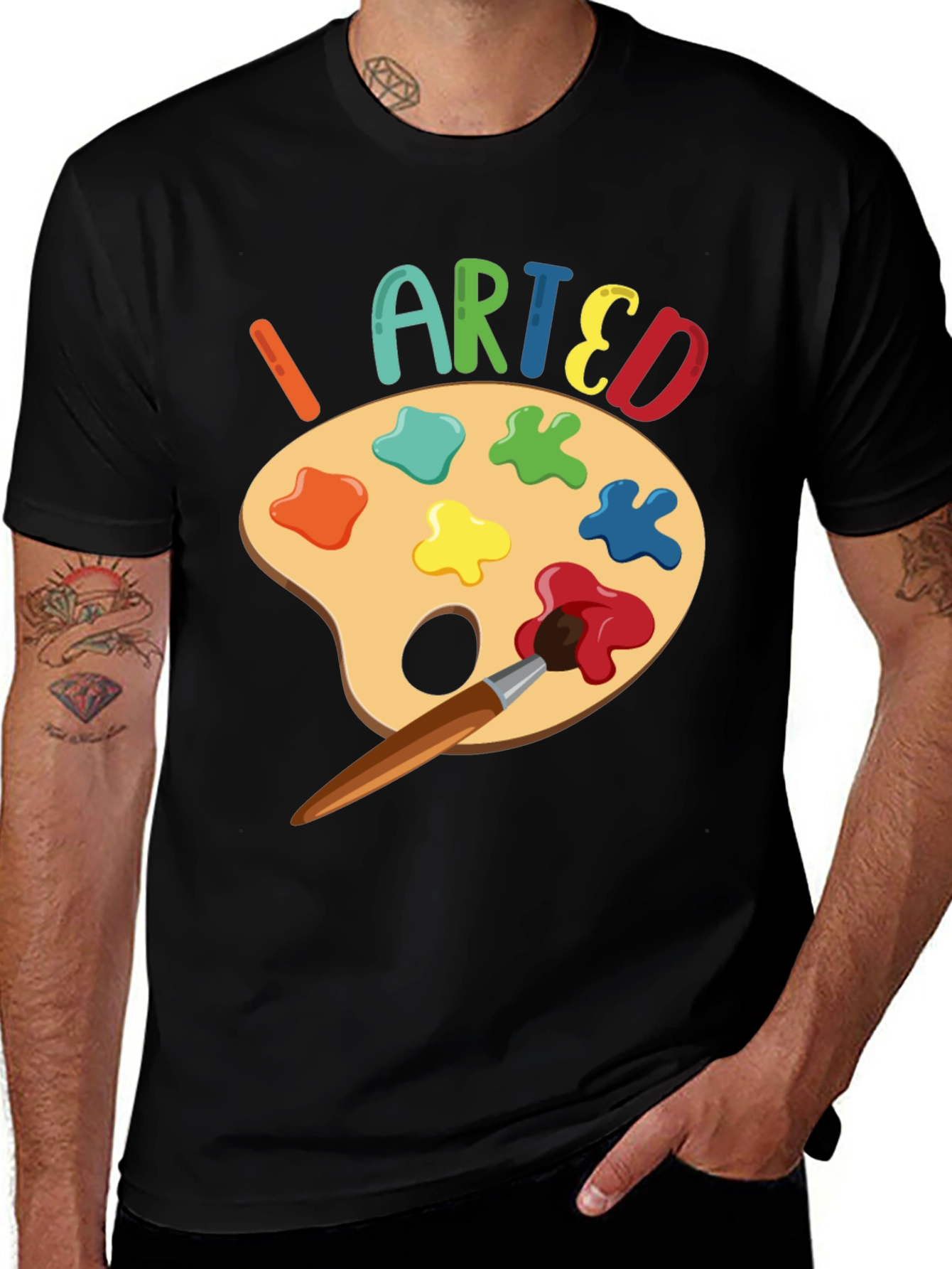 Creative Artist T-Shirt | Painters Palette Design