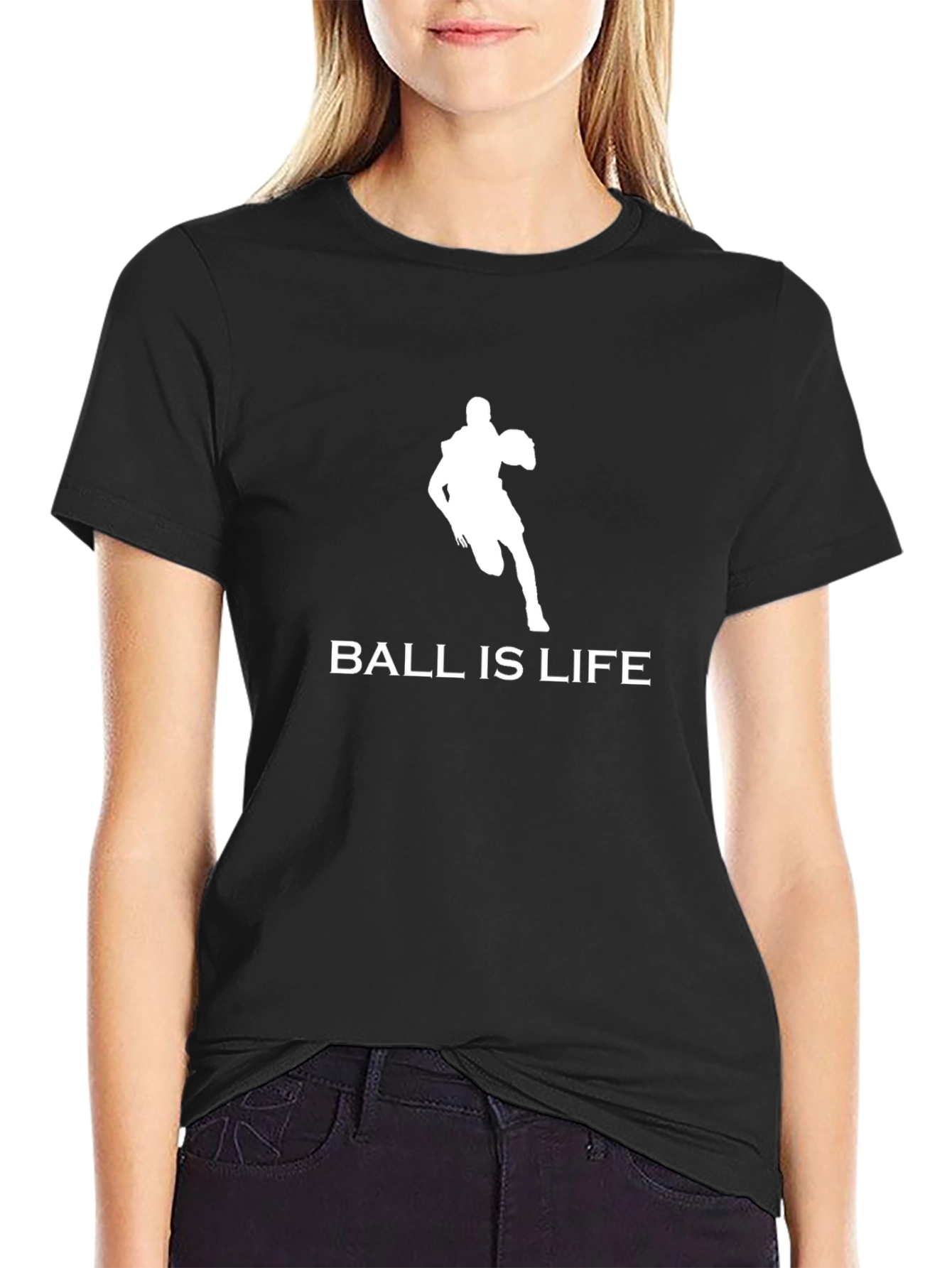 Ball is Life Graphic Tee - Black