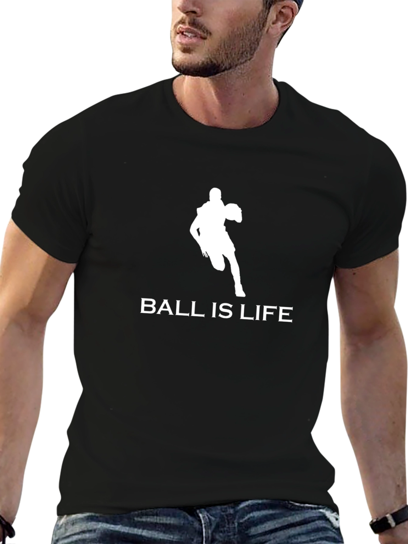 Ball is Life Graphic Tee - Black