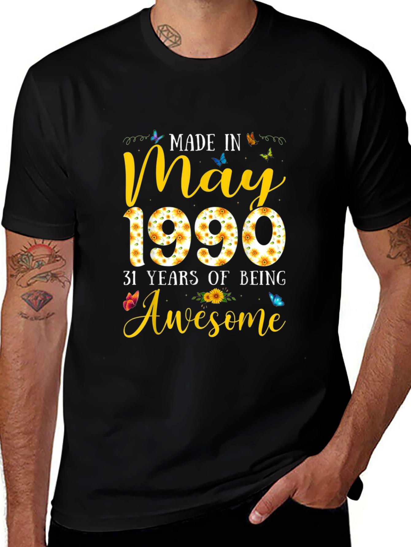 Made in May 1990 Graphic T-Shirt