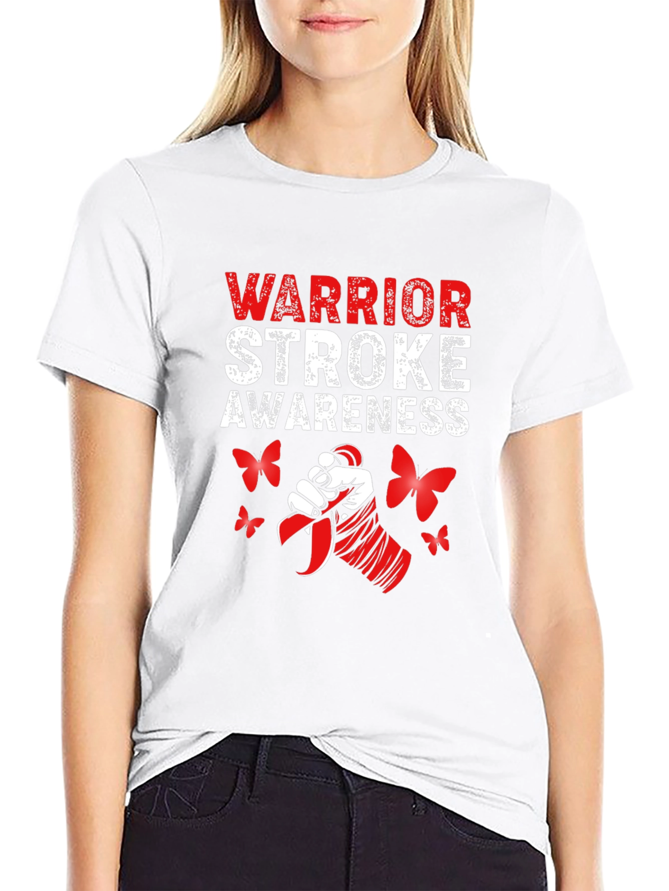 Stroke Awareness Warrior Graphic T-Shirt