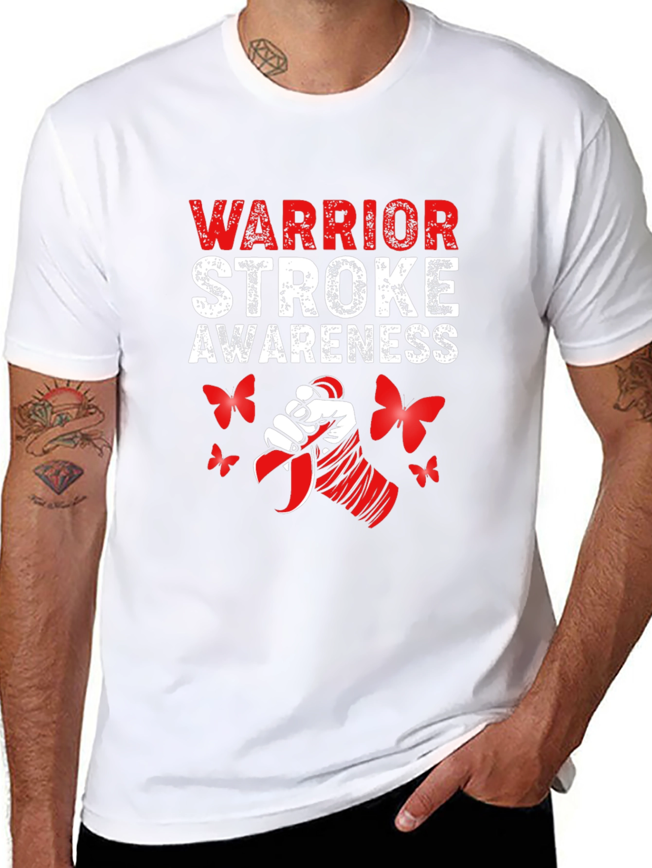 Stroke Awareness Warrior Graphic T-Shirt