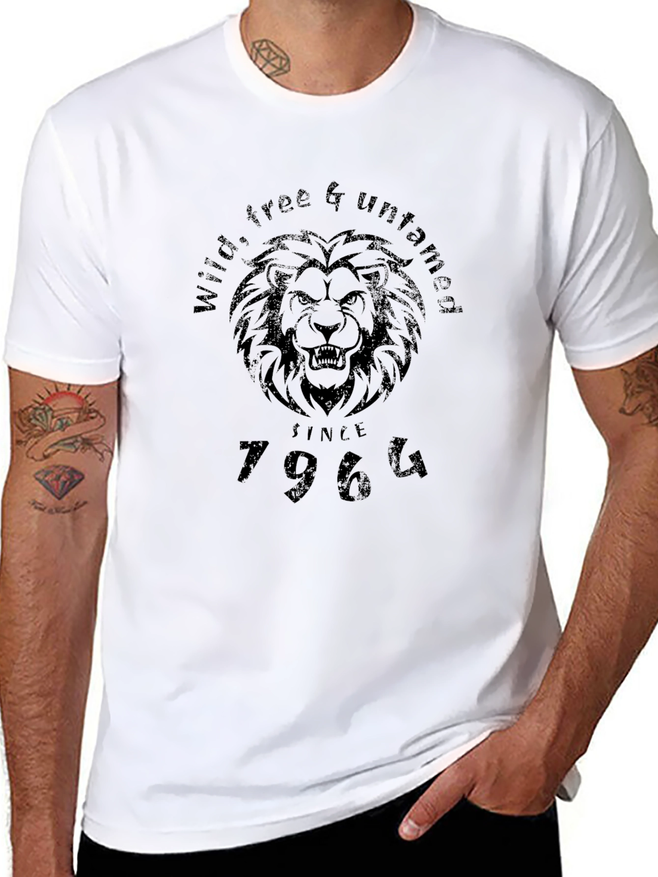 Wild & Untamed Lion Graphic Tee