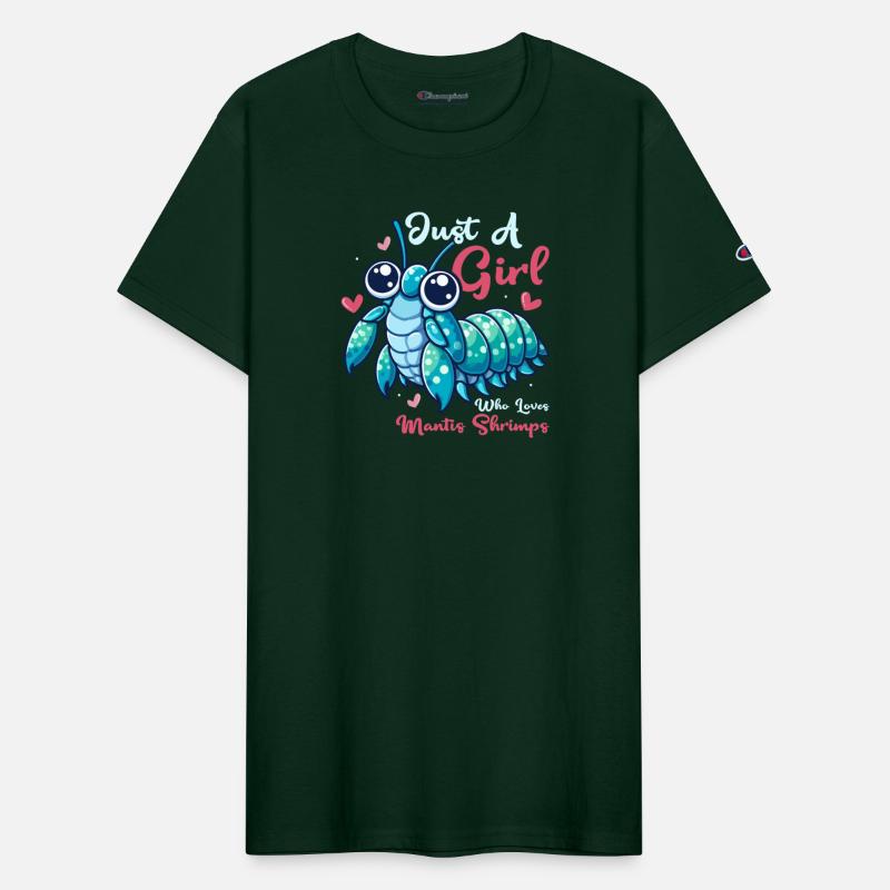 Just A Girl Who Loves Mantis Shrimps Shrimp Lover