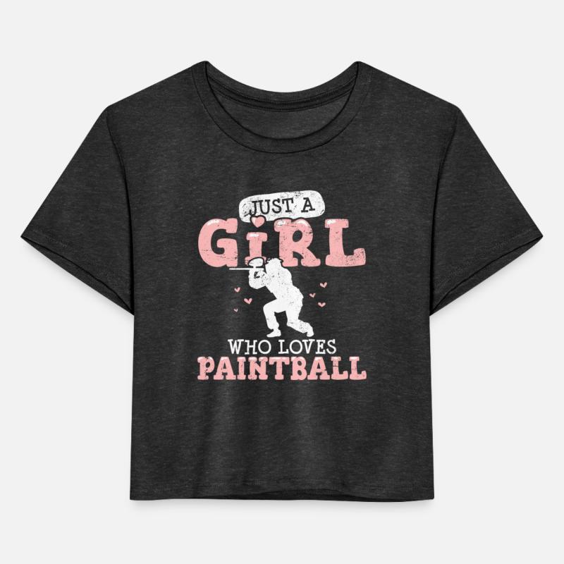 Just A Girl Who Loves Paintball Funny Paintball Lo