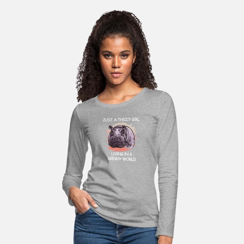 Just A Thiccy Girl Living In A Skinny World Hippo