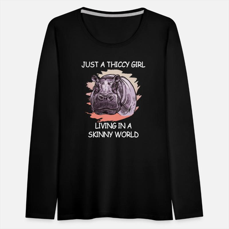 Just A Thiccy Girl Living In A Skinny World Hippo