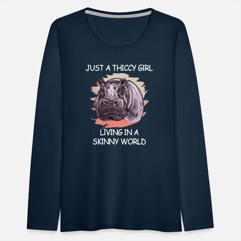Just A Thiccy Girl Living In A Skinny World Hippo