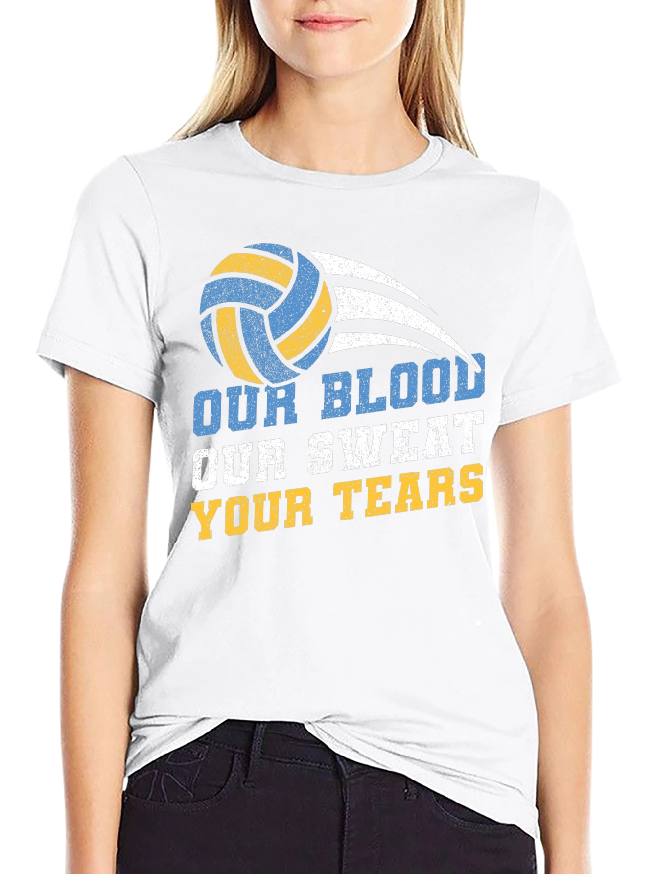 Volleyball T-Shirt - Our Blood Sweat Your Tears