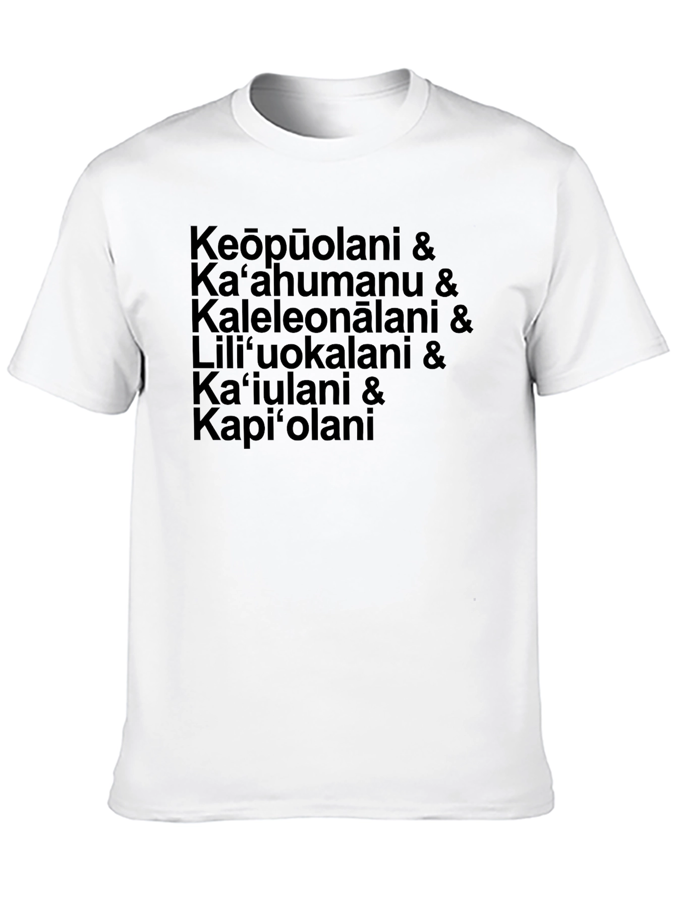 Queen Names Black T-Shirt