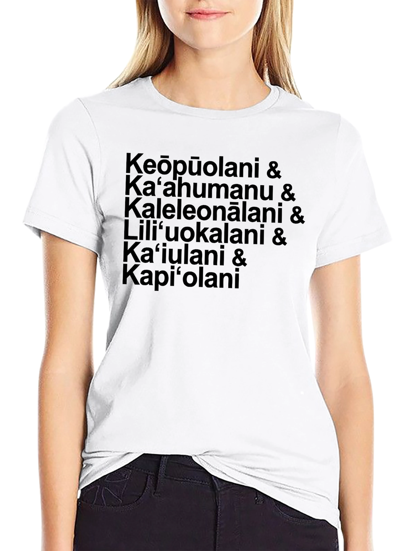Queen Names Black T-Shirt
