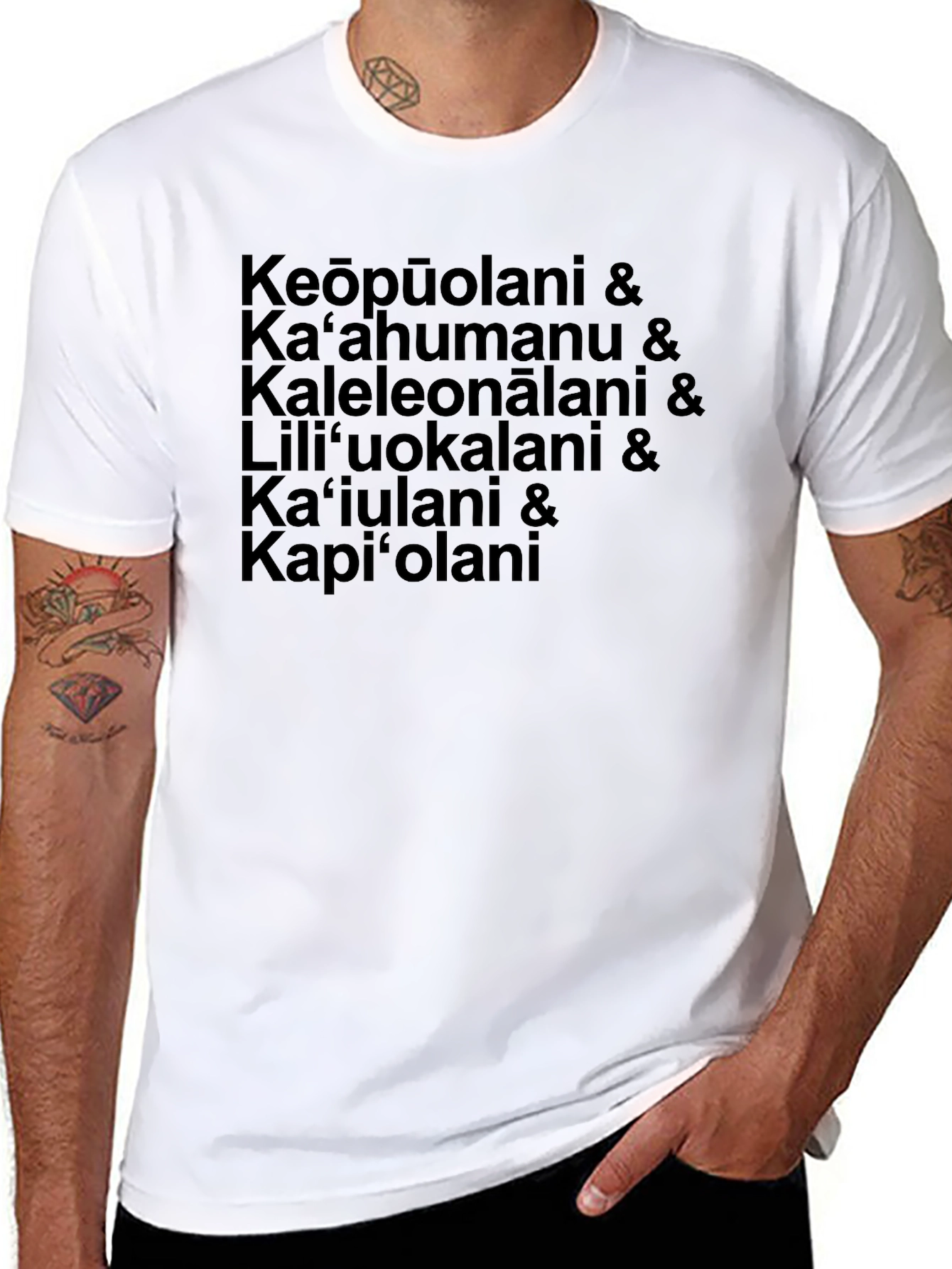 Queen Names Black T-Shirt