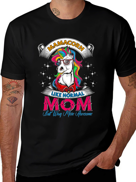 Mamacorn Mom T-Shirt - Unicorn Graphic Tee