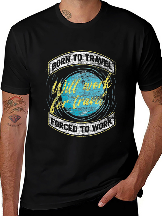 Born to Travel Graphic Tee - Adventure Awaits