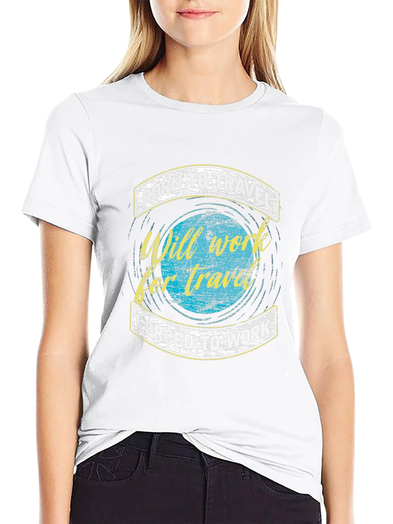 Born to Travel Graphic Tee - Adventure Awaits