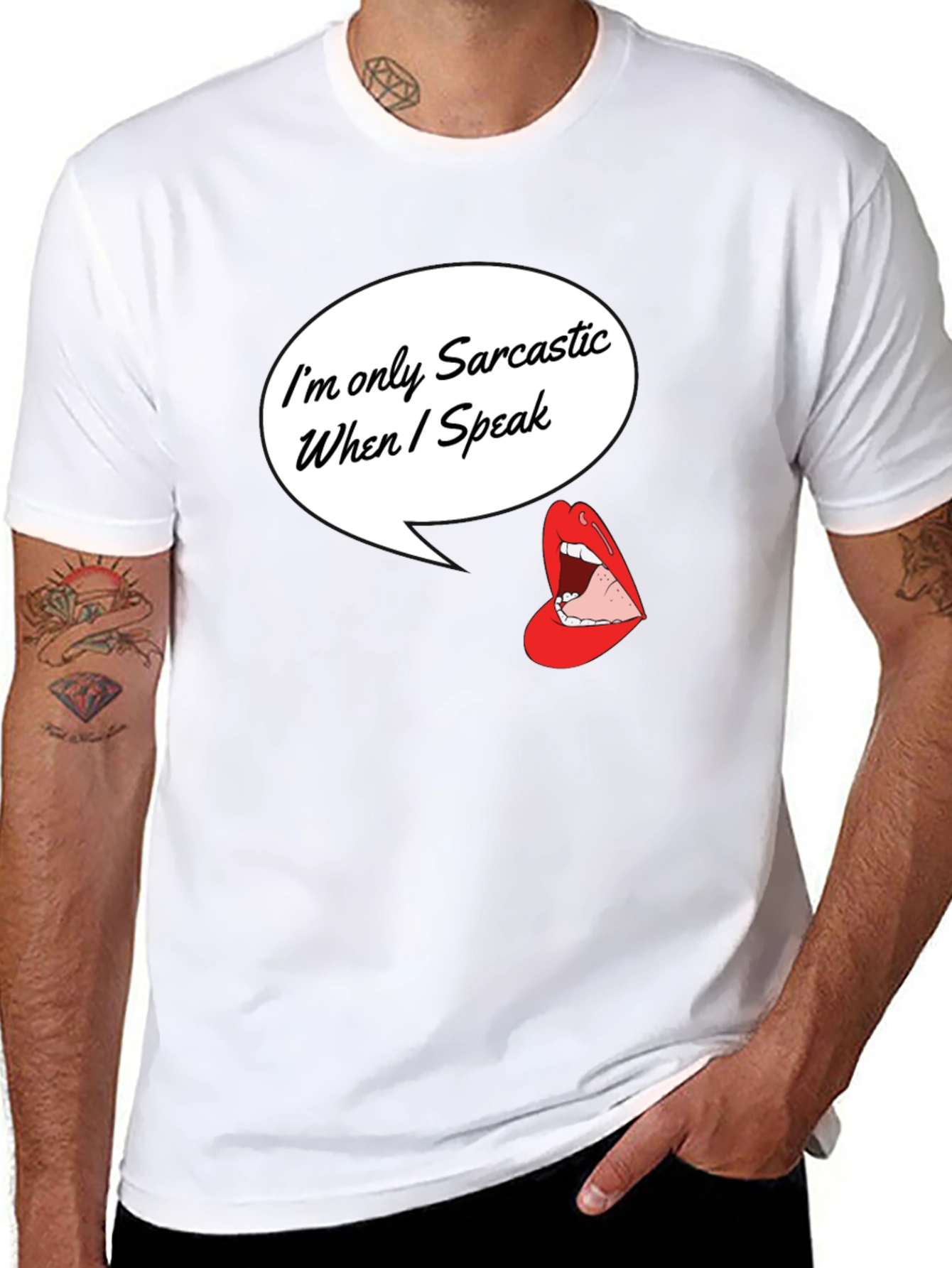 Sarcastic When I Speak Graphic Tee