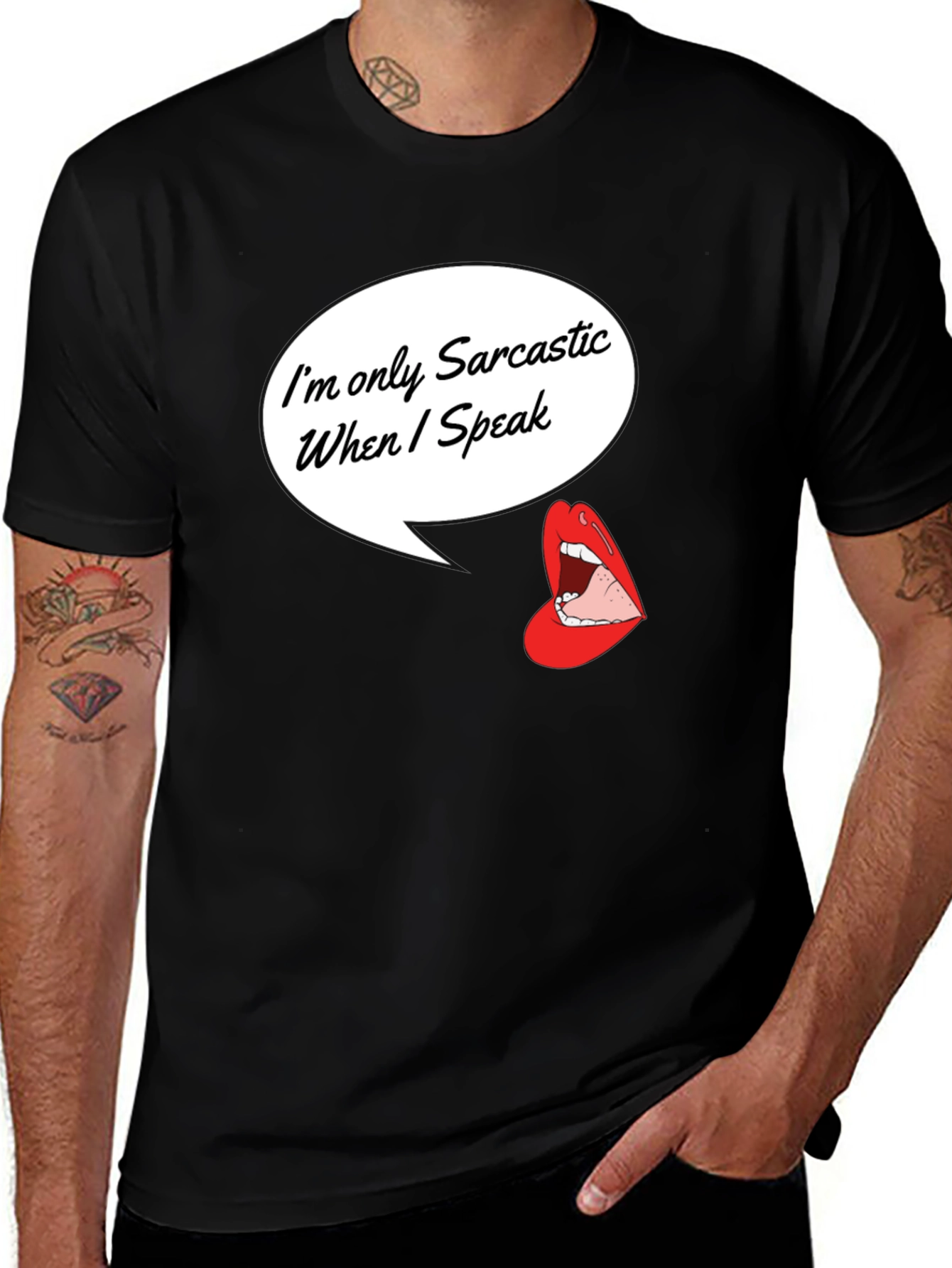 Sarcastic When I Speak Graphic Tee