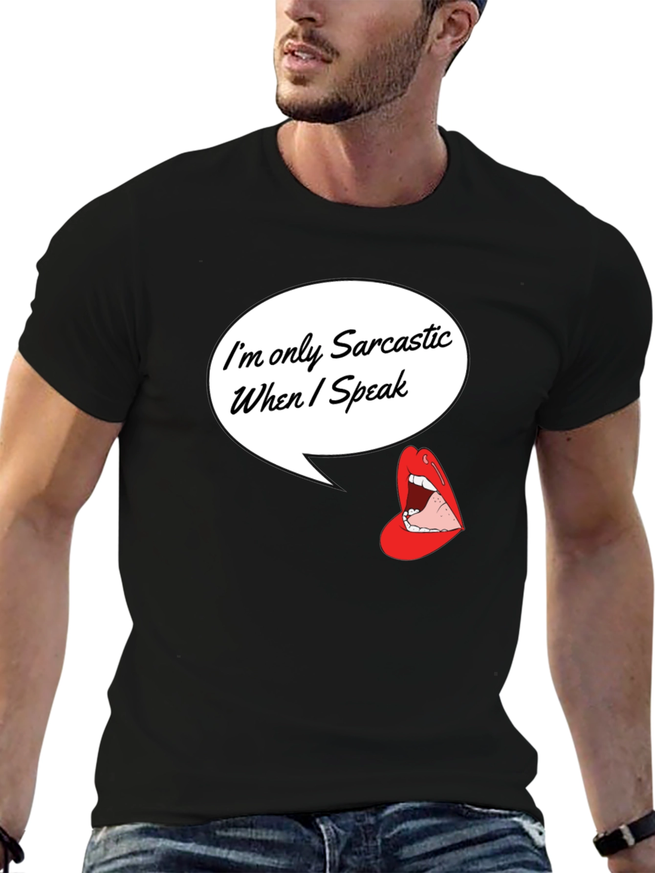 Sarcastic When I Speak Graphic Tee