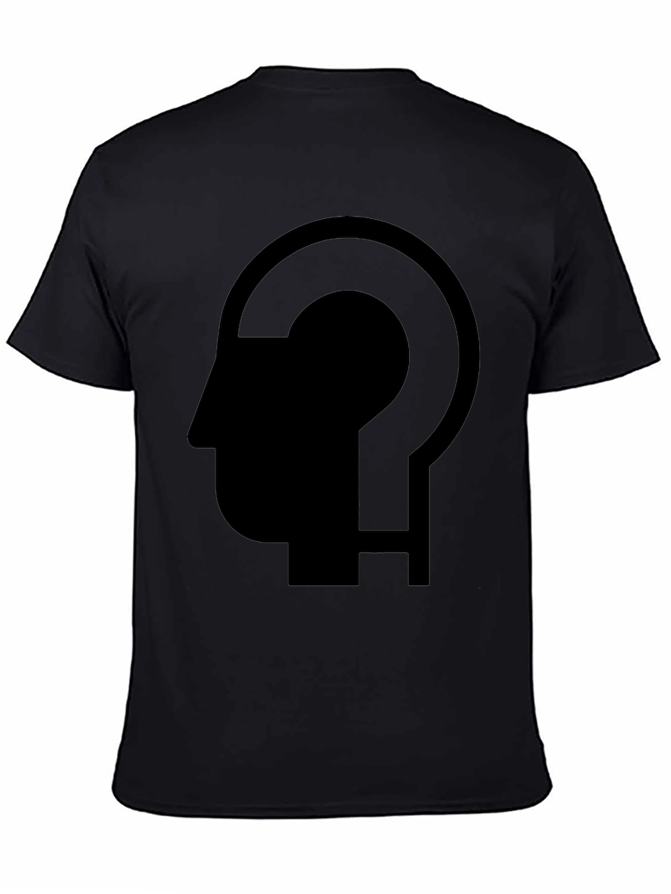 Thinking Man T-Shirt - Black Graphic Tee