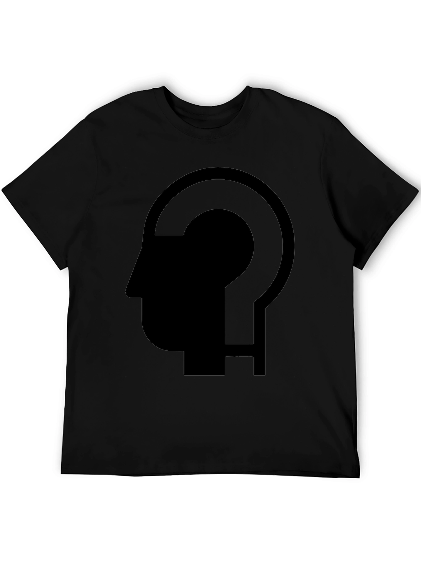 Thinking Man T-Shirt - Black Graphic Tee