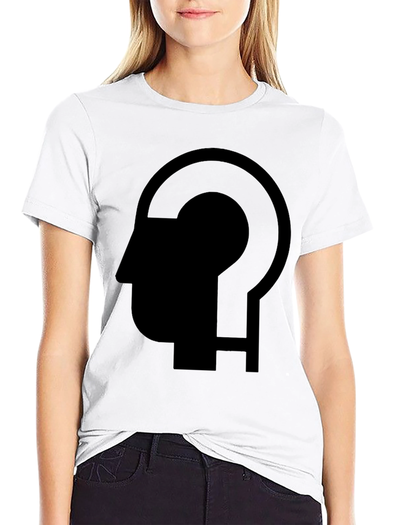 Thinking Man T-Shirt - Black Graphic Tee