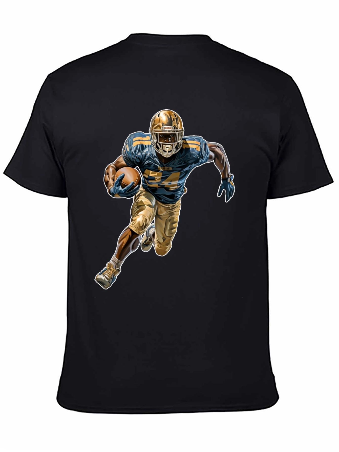 Football Player Graphic Tee - Stylish Sportswear