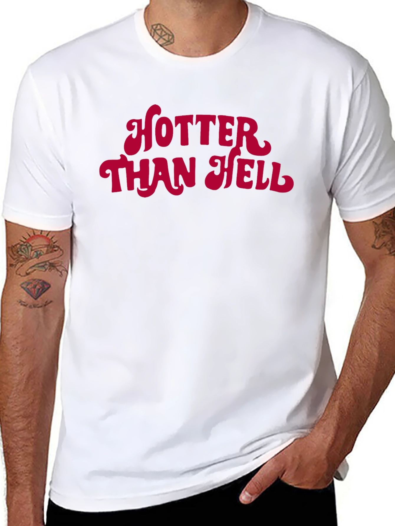 Hotter Than Hell Graphic Tee - Bold Statement T-Shirt