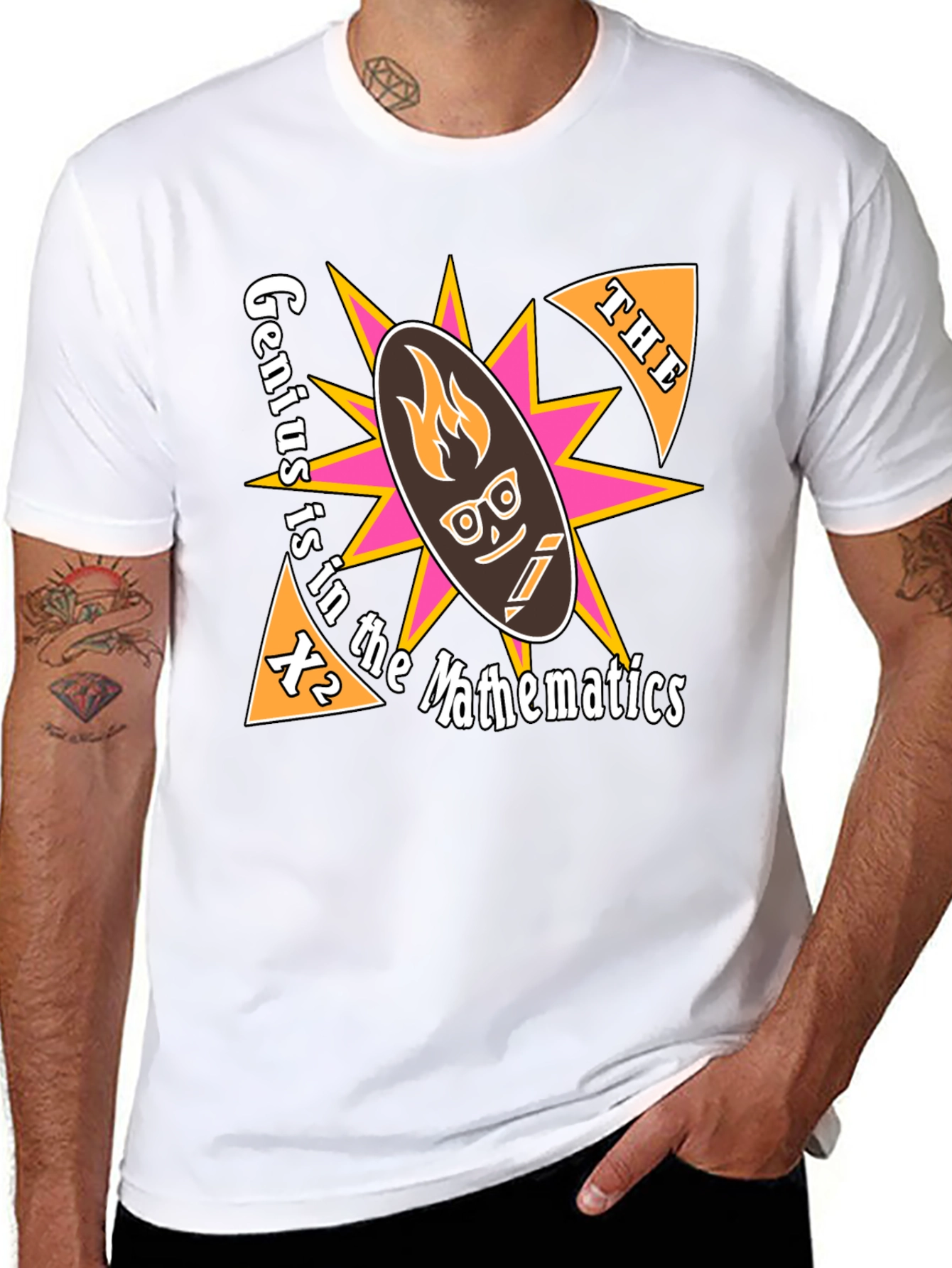 Genius is in the Mathematics Graphic Tee