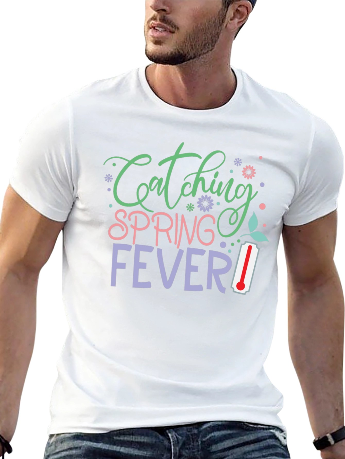 Catching Spring Fever Graphic Tee - Black