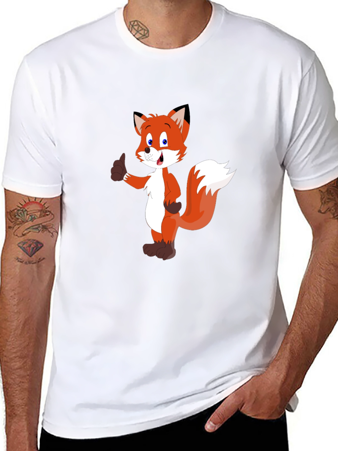 Cartoon Fox T-Shirt: Classic Comfort