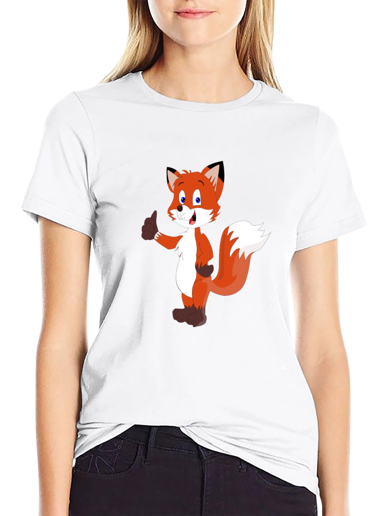 Cartoon Fox T-Shirt: Classic Comfort