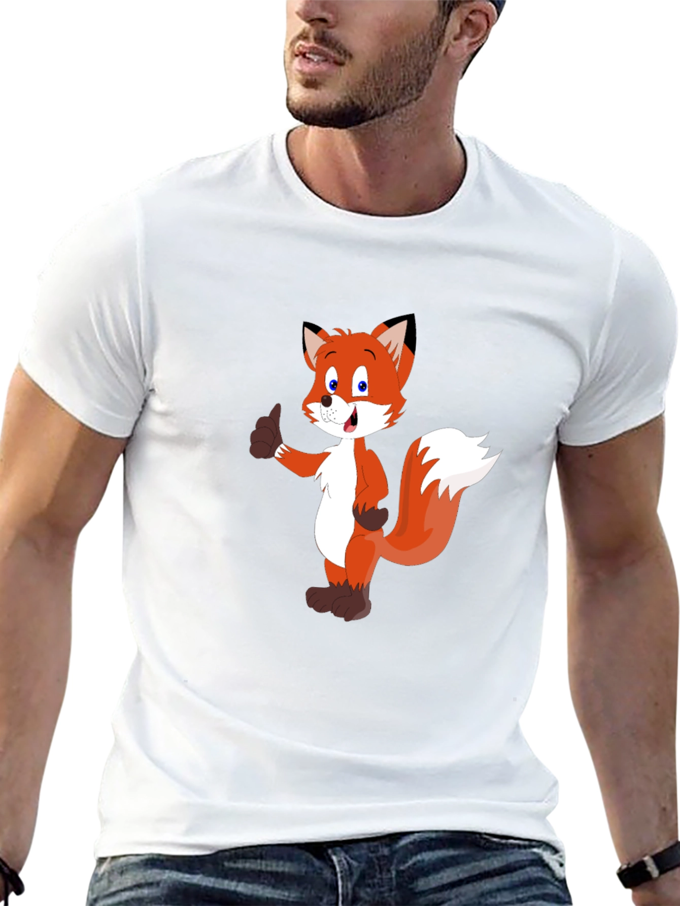 Cartoon Fox T-Shirt: Classic Comfort