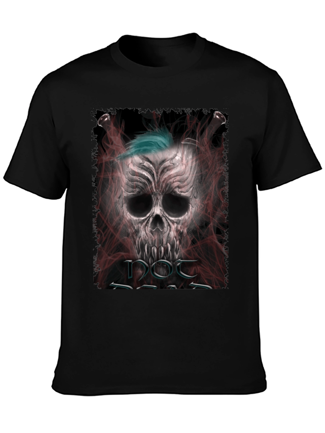 Edgy Skull Graphic Tee - Punk Rock Style
