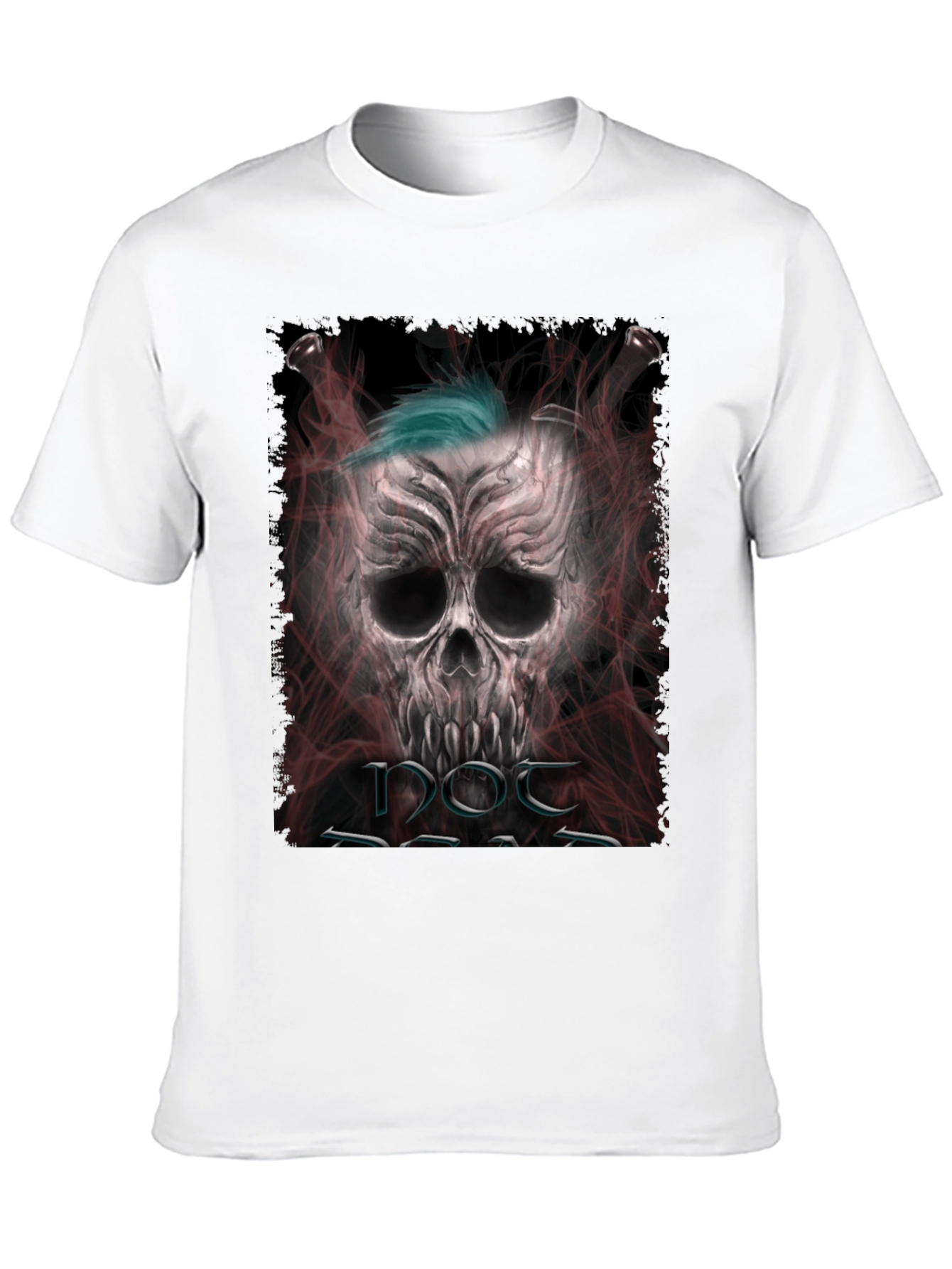 Edgy Skull Graphic Tee - Punk Rock Style