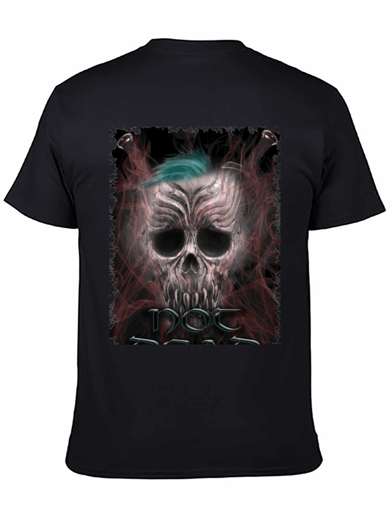 Edgy Skull Graphic Tee - Punk Rock Style