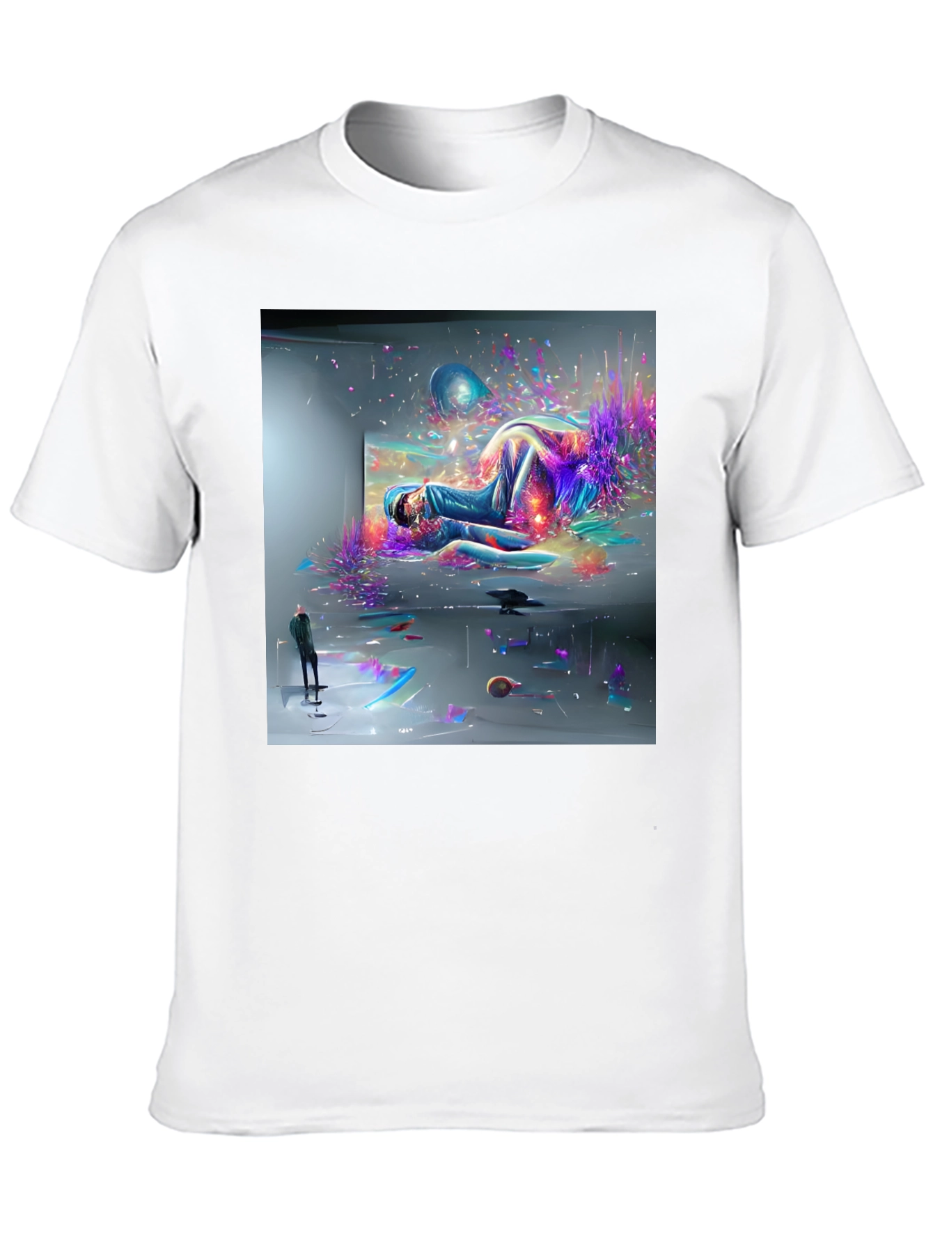 Abstract Art Black Tee